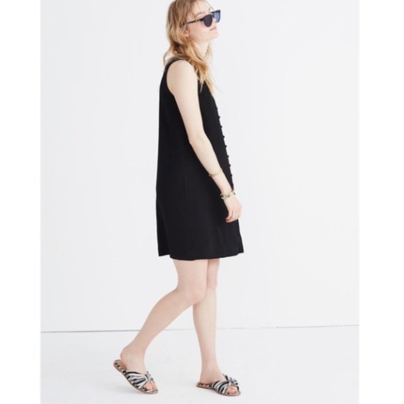 Madewell Heather Button-Front Dress - Picture 4 of 8
